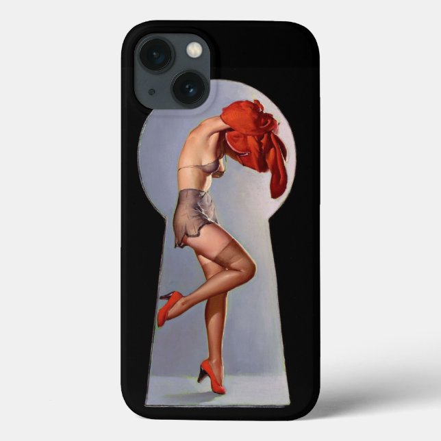 BOMBSHELL BAD GIRLS Retro Pin-Ups Case-Mate iPhone Case (Back)