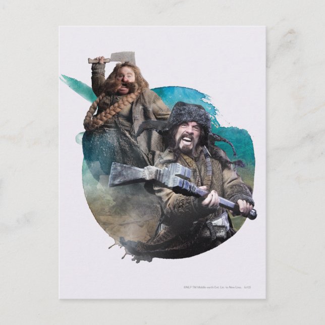 Bombur and Bofur Postcard (Front)