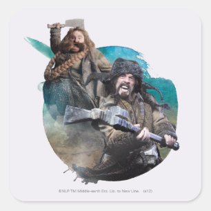 Bombur and Bofur Square Sticker