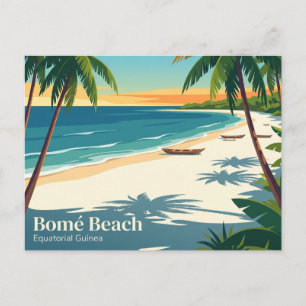 Bomé Beach Equatorial Guinea Postcard