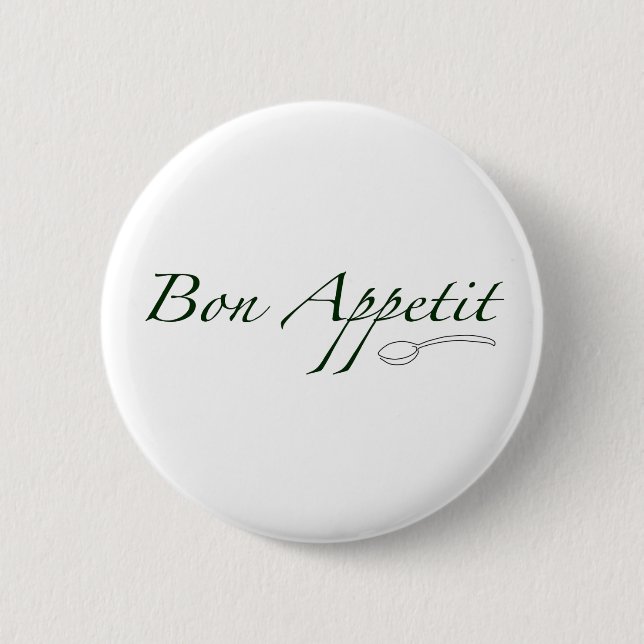 Bon Appetit 6 Cm Round Badge (Front)