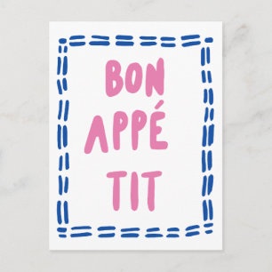 Bon Appétit Culinary Kitchen Postcard