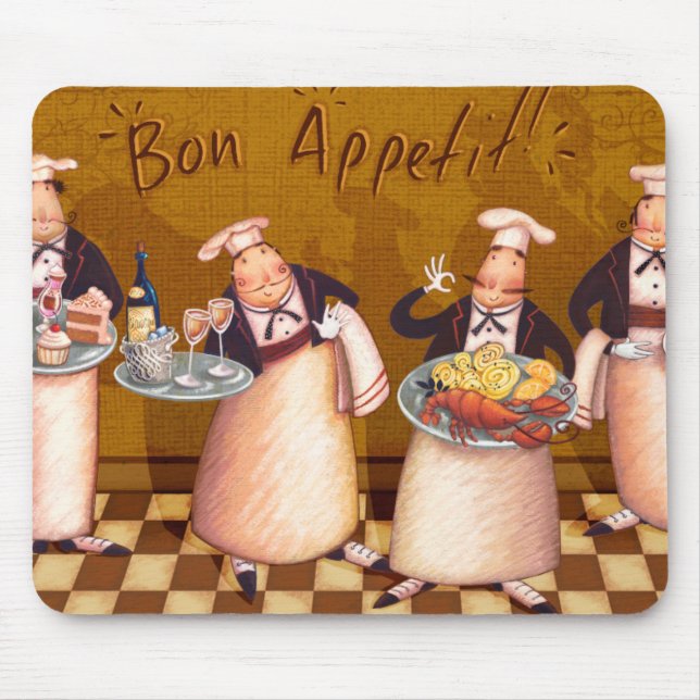 Bon Appétit Mouse Mat (Front)