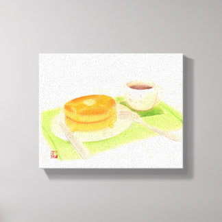 Bon appétit "pancake" canvas print