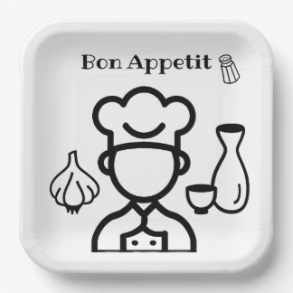 Bon Appetit paper plates 