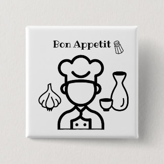 Bon Appetit paper plates  15 Cm Square Badge
