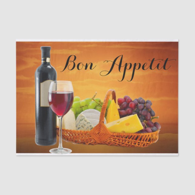 Bon Appetit Tissue Gift Paper (Front)
