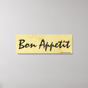 Bon Appetit Tuscan Sun Painting Canvas Print