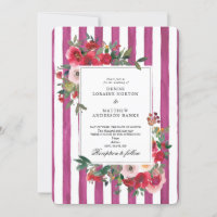 Bon Bon Coloured Wedding Invitation