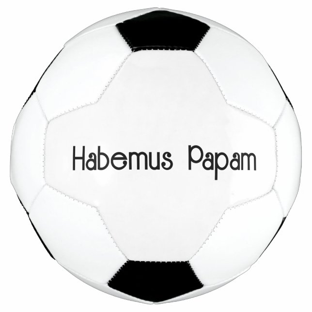 Bon Habemus Papam Football (Front)