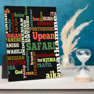 Bon Italian Irish Safari Hapanese Voyage Plaque