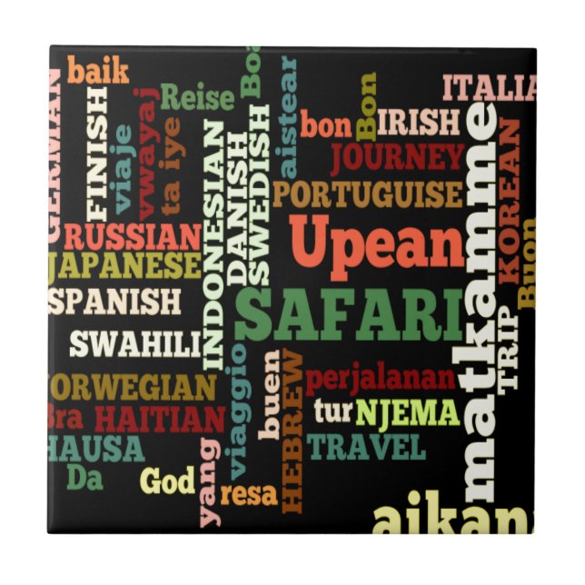 Bon Italian Irish Safari Hapanese Voyage Tile (Front)