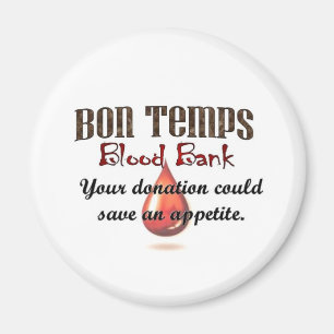 Bon Temps Blood Bank Magnet