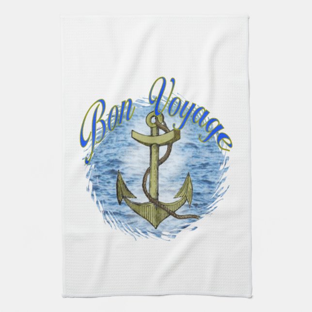 Bon Voyage American MoJo Kitchen Towel (Vertical)