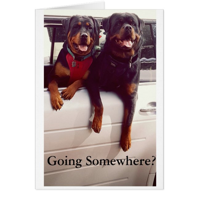 Bon Voyage Card (Front)