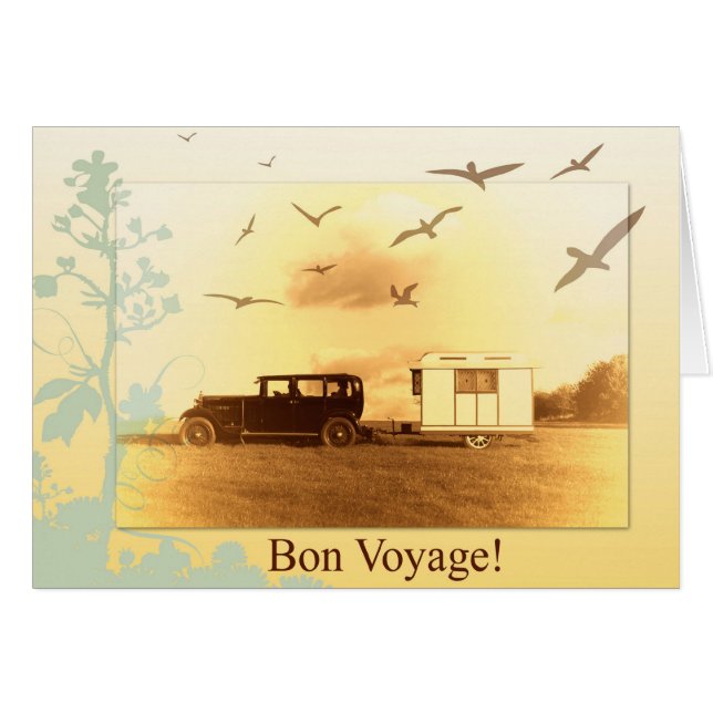 Bon Voyage Card (Front Horizontal)