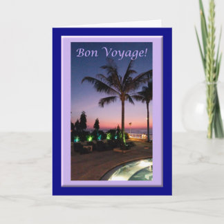 Bon Voyage card