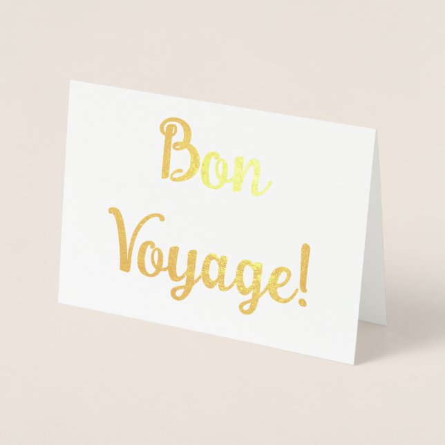Bon Voyage! Foil Card (Front)