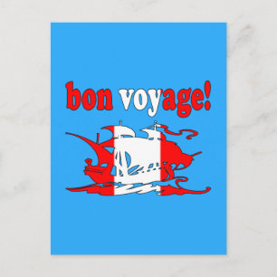 Bon Voyage - Good Trip in Canadian -  Vacations Postcard