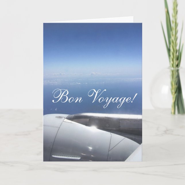 Bon Voyage! Happy & Safe Travels Card (Front)