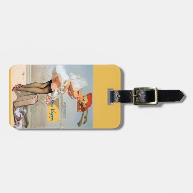 Bon Voyage Luggage Tag (Front Horizontal)