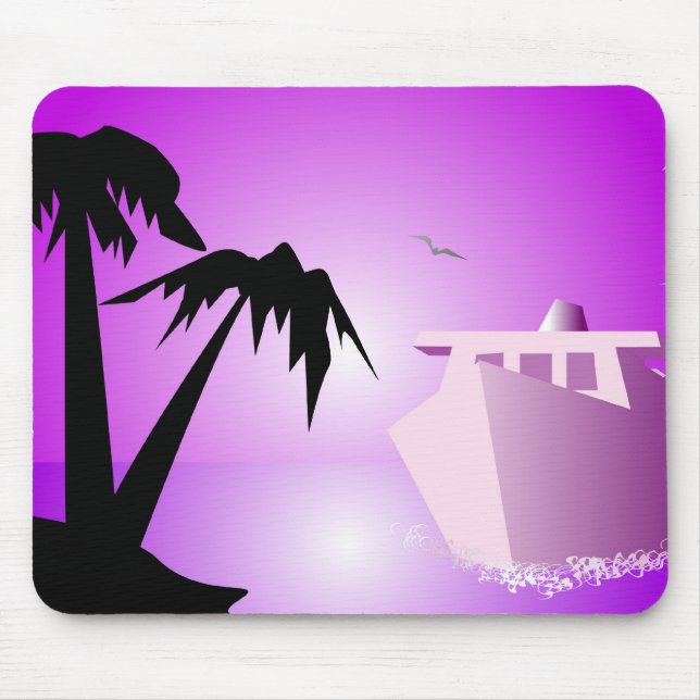 Bon Voyage Mouse Mat (Front)