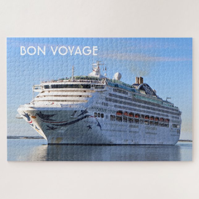 Bon Voyage: Pacific Explorer cruise ship Jigsaw Puzzle (Horizontal)