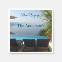 Bon voyage party seaside resort photograph