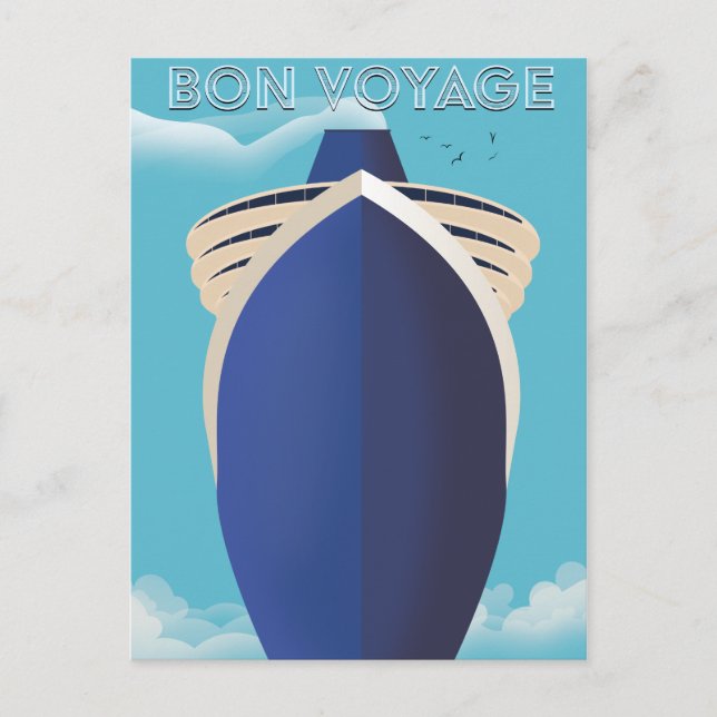 Bon Voyage Postcard (Front)