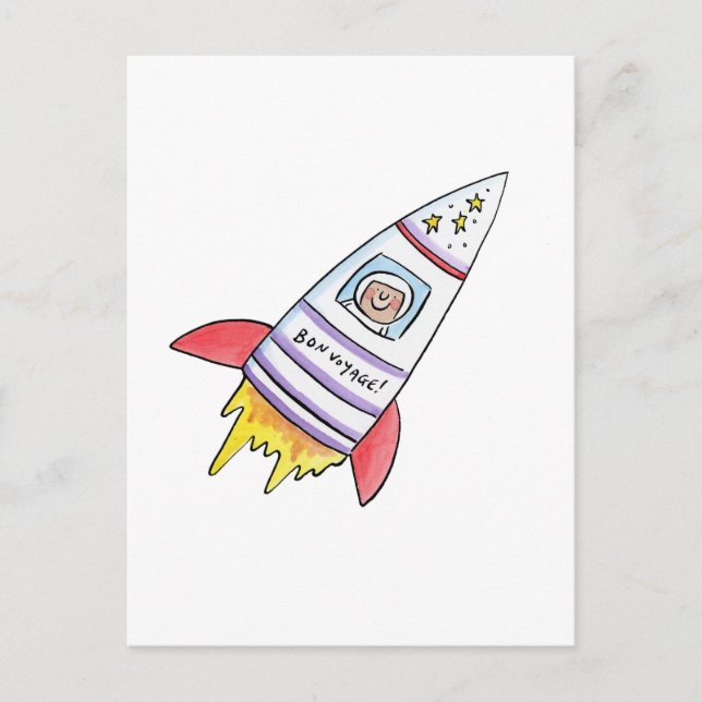 Bon Voyage Postcard (Front)