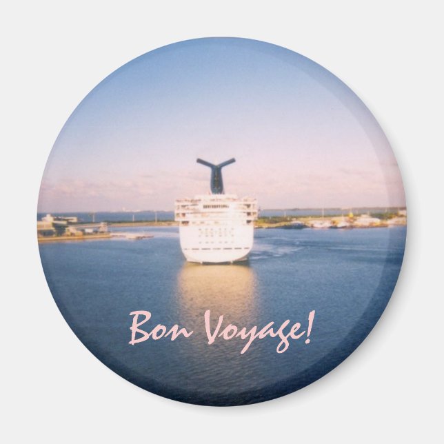 Bon Voyage Stern Magnet (Front)