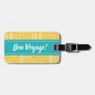 Bon Voyage Travel Luggage Tag