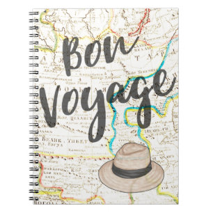 Bon Voyage Travel  Notebook