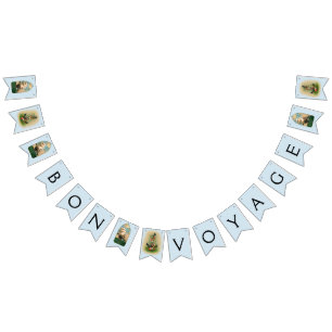 Bon Voyage with vintage ship and anchor Bunting