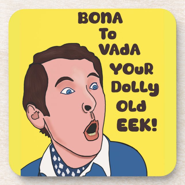 Bona to vada mug coaster (Front)