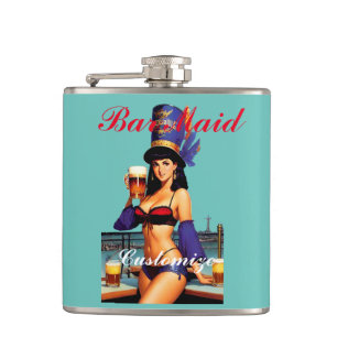 Bonafide Bar Maid Thunder_Cove Hip Flask