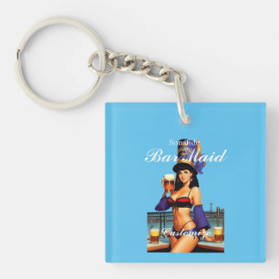 Bonafide Bar Maid Thunder_Cove Key Ring