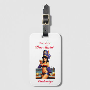 Bonafide Bar Maid Thunder_Cove Luggage Tag