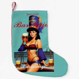 Bonafide Bar Maid Thunder_Cove  Small Christmas Stocking