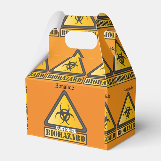 Bonafide Biohazard Sign Thunder_Cove Favour Box (Front Side)