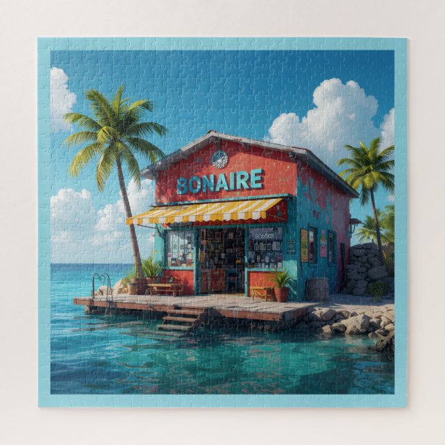 Bonaire snack shop jigsaw puzzle (Vertical)
