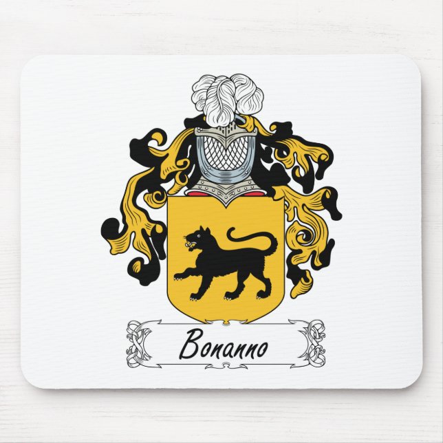 Bonanno Family Crest Mouse Mat (Front)