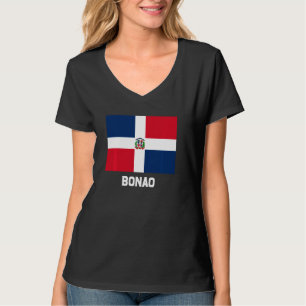 Bonao Dominican Republic Flag Emblem Escudo Crest T-Shirt