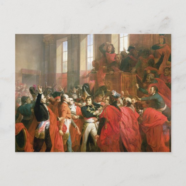 Bonaparte and Council of Five Hundred at St. Postcard (Front)