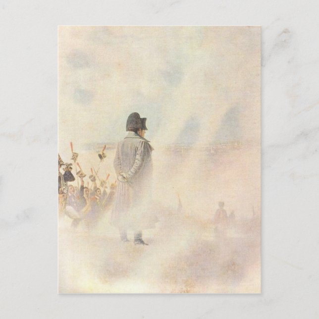 Bonaparte before Moscow Postcard (Front)