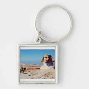 Bonaparte Before the Sphinx by Jean-Leon Gerome Key Ring