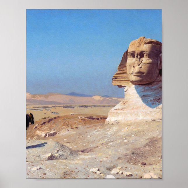 Bonaparte Before The Sphinx By Jean Leon Gerome Poster (Front)