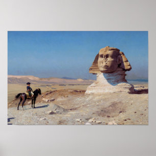 Bonaparte Before the Sphinx - Jean-Leon Gerome Poster