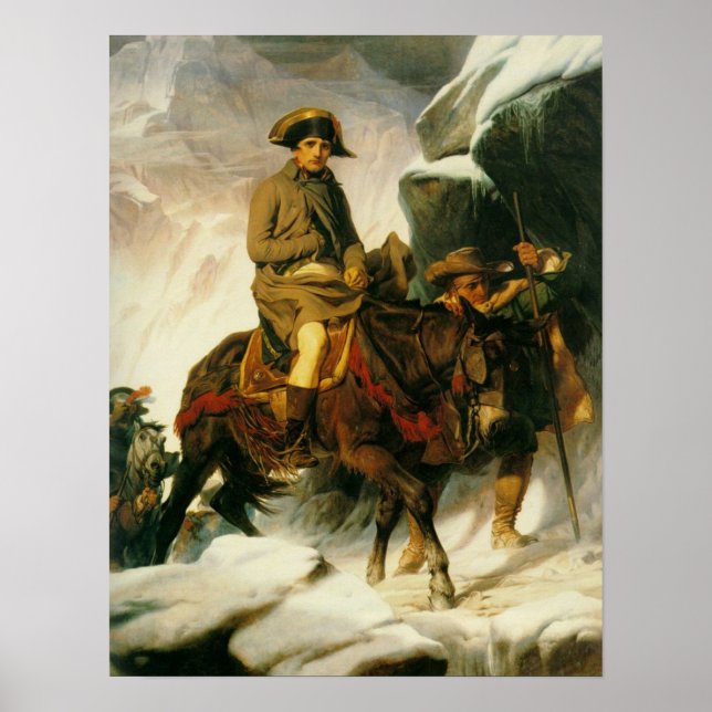 Bonaparte Crossing the Alps Poster (Front)