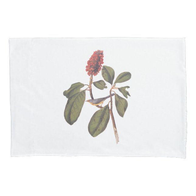 Bonaparte Flycatcher Canada Warbler Audubon Bird Pillowcase (Front)